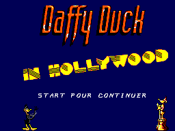 Daffy Duck in Hollywood (Europe) (En,Fr,De,Es,It) Title Screen